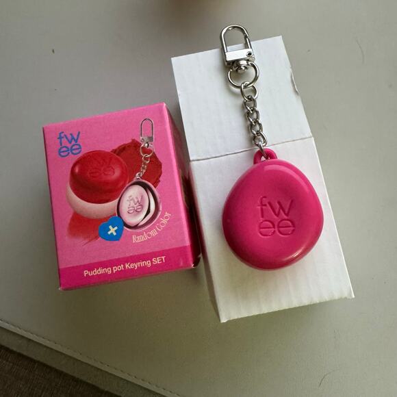 Fwee Blurry Pudding Pot - RS03 FADED + Pink Keyring/Keychain - Picture 3 of 8